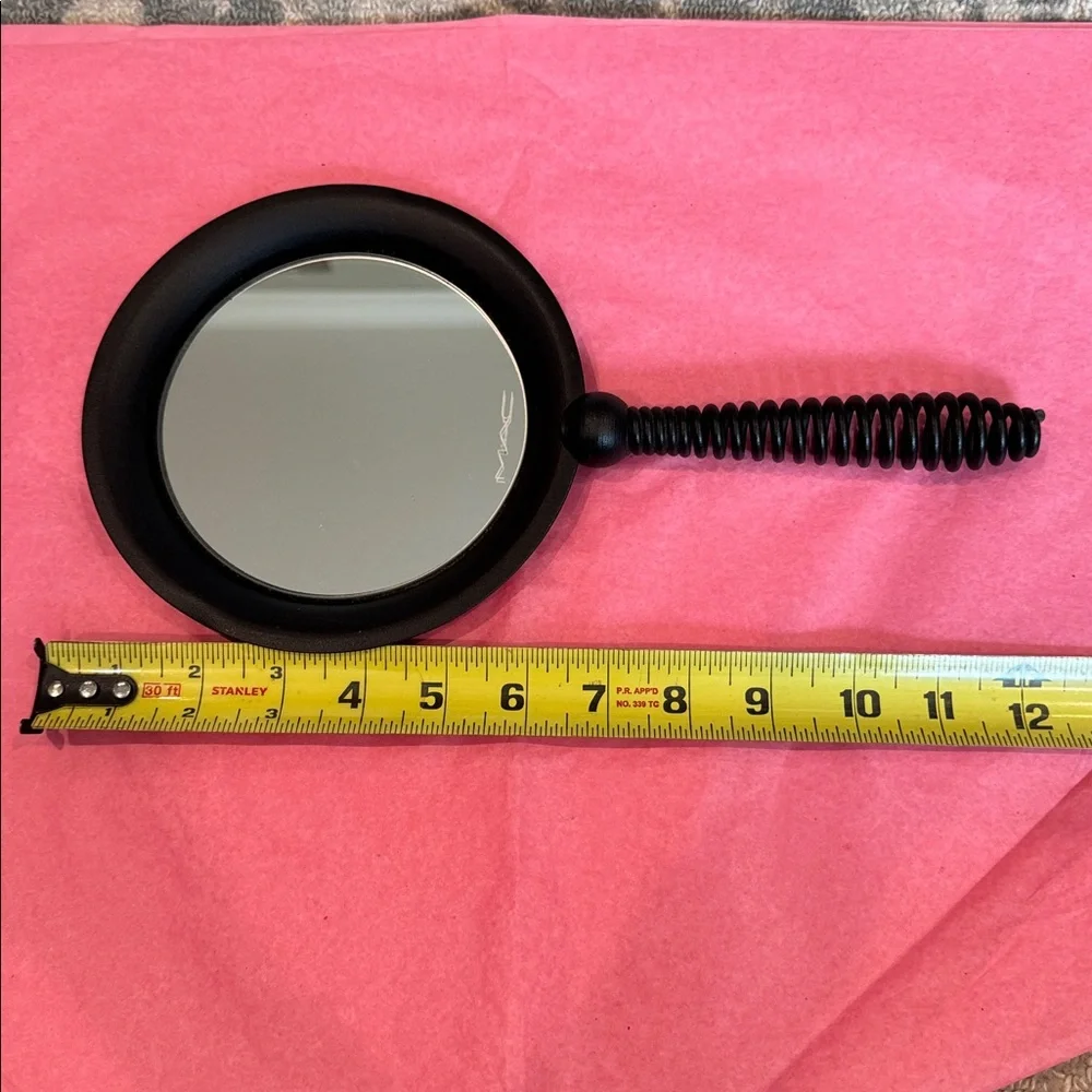 Vintage Counter Display MAC Cosmetics Makeup Handheld Mirror - Rare Employee - Picture 8 of 8